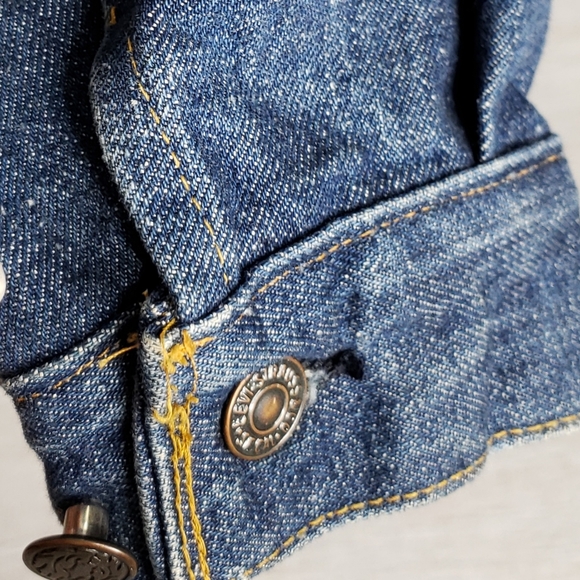 Levi's Harley Davidson Custom Denim USA Jacket - Picture 5 of 8